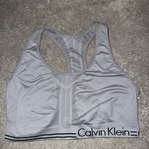 Calvin Klein Gray Sports Bra - Size M